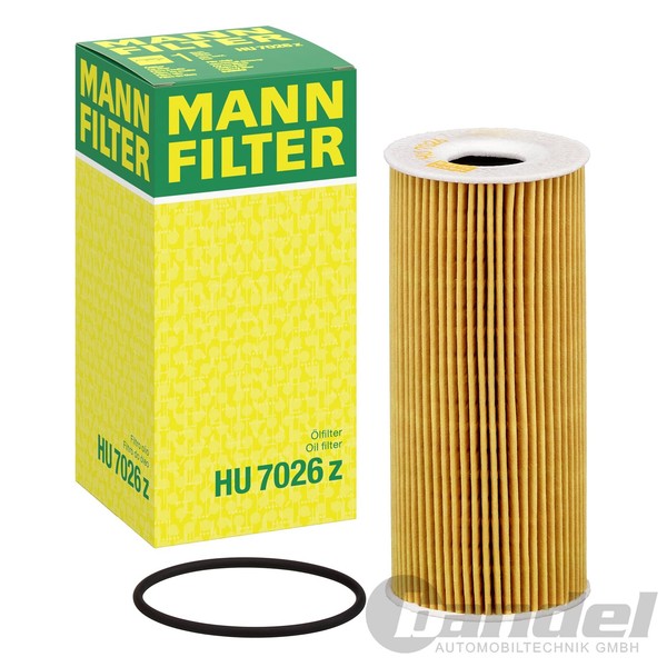 Mann ÖLfilter Filtereinsatz Passend FüR Porsche 718 Boxster Cayman | HU 7026 Z-image