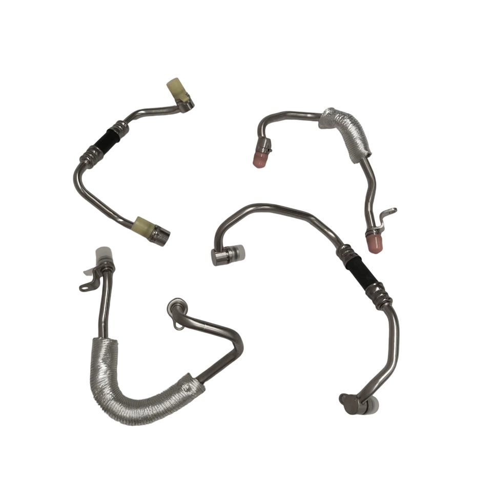 Set of 4PCS Turbo Charger Coolant Hose Kit For BMW 335i xDrive 335is 335xi 335is Foto 2 de 4