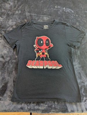 Marvel Deadpool Graphic T-Shirt Kids Black Short Sleeve T Shirt Kids XL