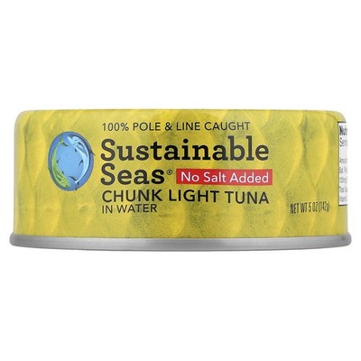 Chunk Light Tuna In Water, No Salt Added, 5 oz (142 g)