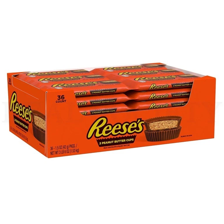 REESE'S Milk Chocolate Peanut Butter Cups Candy Packs 1.5oz 36 Count - Image 2 of 4