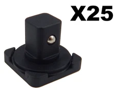 Mechanic Time Saver 25pc 1/2in Dr Lock a Socket Rail Post Clip for Craftsman etc
