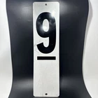 Vintage Metal 9 Tenths Hanging Sign Union Gas Station Auto Oil 18x5 Petroleum