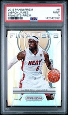 2012 Panini Prizm Finalists #6 Lebron James Silver Prizms SP SSP PSA 9 Mint