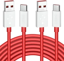 Oneplus 65W 80W Supervooc Fast Charging Cable 2Pack Usb Type C 6Ft Durable Jelan