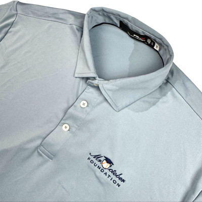 Reggie Jackson X Ralph Lauren RLX Mr. October Men's S/S Polo Shirt Blue  XL