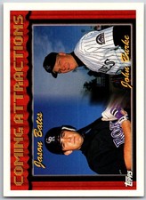 1994 Topps #780 Jason Bates / John Burke Colorado Rockies RC
