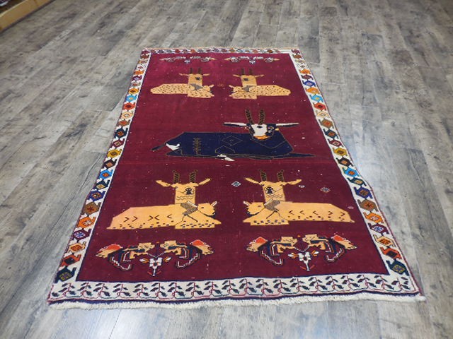 Authentic Vintage Turkish(Tree Of Life) Anatolian Turkish Tribal Rug 3.8x6