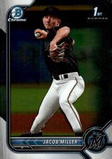 2022 Bowman Draft #BDC-195 Jacob Miller Chrome