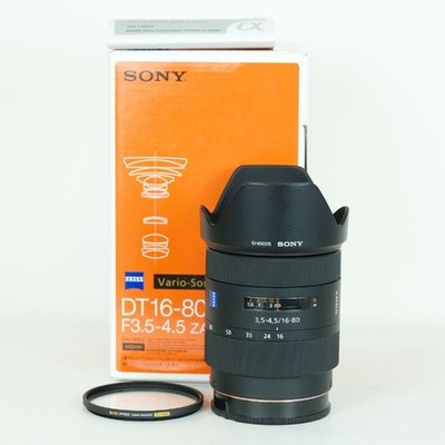Sony Vario-Sonnar T* DT 16-80mm F3.5-4.5 ZA APS-C Standard Zoom with Filter