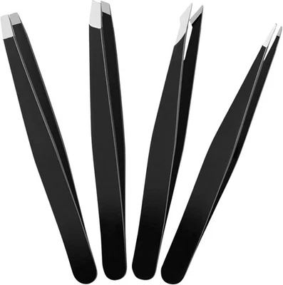 THE AMIN BEAUTY TOOLS Tweezers for Facial Hair Best for Plucking Chin Facial Hair Plucking Tweezers S