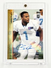 Christion Jones ROOKIE RC 2015 Topps Field Access Auto #/99 Gold Dolphins