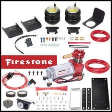 Firestone Rear Air Lift Bags Analog Compressor Kit 19-26 Silverado Sierra 1500