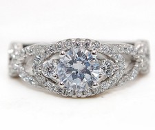 2CT Treated White Sapphire 925 Solid Sterling Silver Ring Jewelry Sz 6 MB2-4