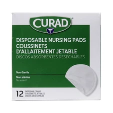 Curad Disposable Nursing Pads Breastfeeding Adhesive Strip 288 Count