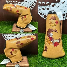 Pinehurst The Cradle First Day Of Fall Leaves Golf Blade Putter Head Cover AM&E