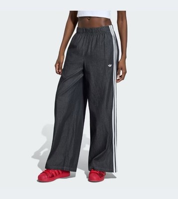 Adidas Originals Women's Summer Glow Wide Leg Pants Size L Elastic NWT