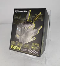 GravaStar 65W USB C Charger, Alpha65 Robot Fast GaN Charger Alpha65, Gray  #857