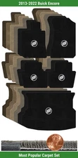 Custom Ultimat Carpet Mat Set for 2013-2022 Buick Encore w/Logo (5 pieces) #2VS