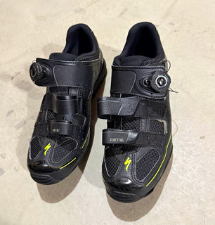 Specialized Rime Mountain Cycling Shoes 2 Bolt Dial Black/Yellow