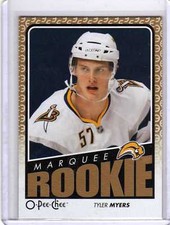 TYLER MYERS 09/10 OPC O-Pee-Chee Update #771 ROOKIE Buffalo Sabres Hockey Card