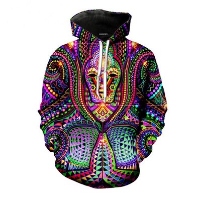Psychedelic Shiva 3D Print Hoodies Men Women Casual Pullover Sweatshirts Tops