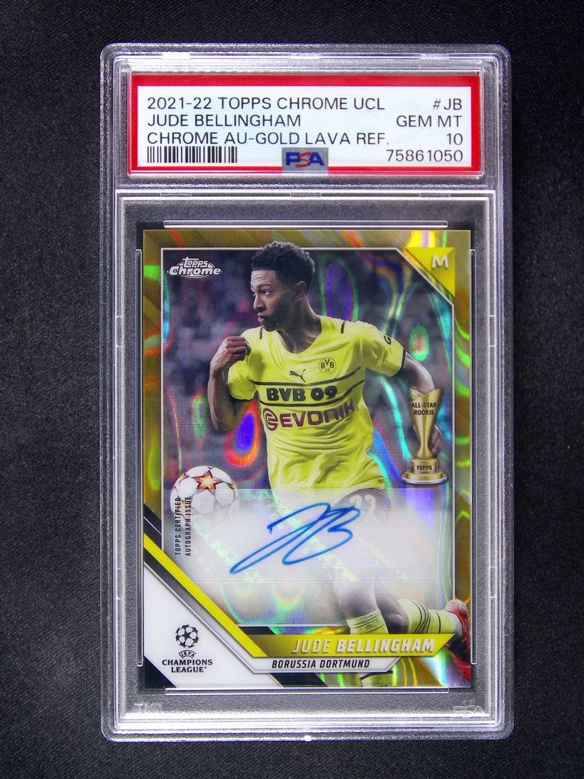Jude Bellingham 2021 Topps Chrome UEFA Champions League #CA-JB 