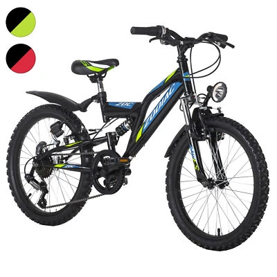 Kinder Mountainbike ATB Fully 20 Zoll Zodiac 6 Gänge KS Cycling M666K