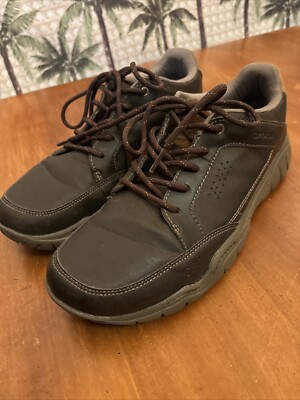 CROCS Swiftwater Brown Faux Leather Low Top Lace Up Hiking Shoes Mens Size  11