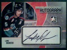 LUKE SCHENN  07/08 AUTHENTIC PROSPECT AUTOGRAPH  SP