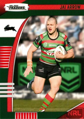 2022 SOUTH SYDNEY RABBITOHS NRL Card JAI ARROW Traders
