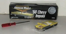 Ertl American Muscle, '58 Chevy Impala, assembled  from kit, preowned