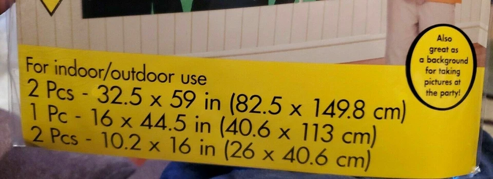 FOOTBALL TOUCHDOWN Feliz Cumpleaños Escena Setter Fiesta Pared Foto RETROP Decoración  Foto 4 de 4
