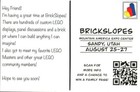 NICE ADVERTISING POSTCARD-  GREETINGS FROM BRICKSLOPES EXPO CENTER SANDY  UTAH — photo 2