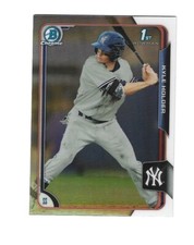 2015 Bowman Chrome Draft Refractors #27 Kyle Holder NEW YORK YANKEES