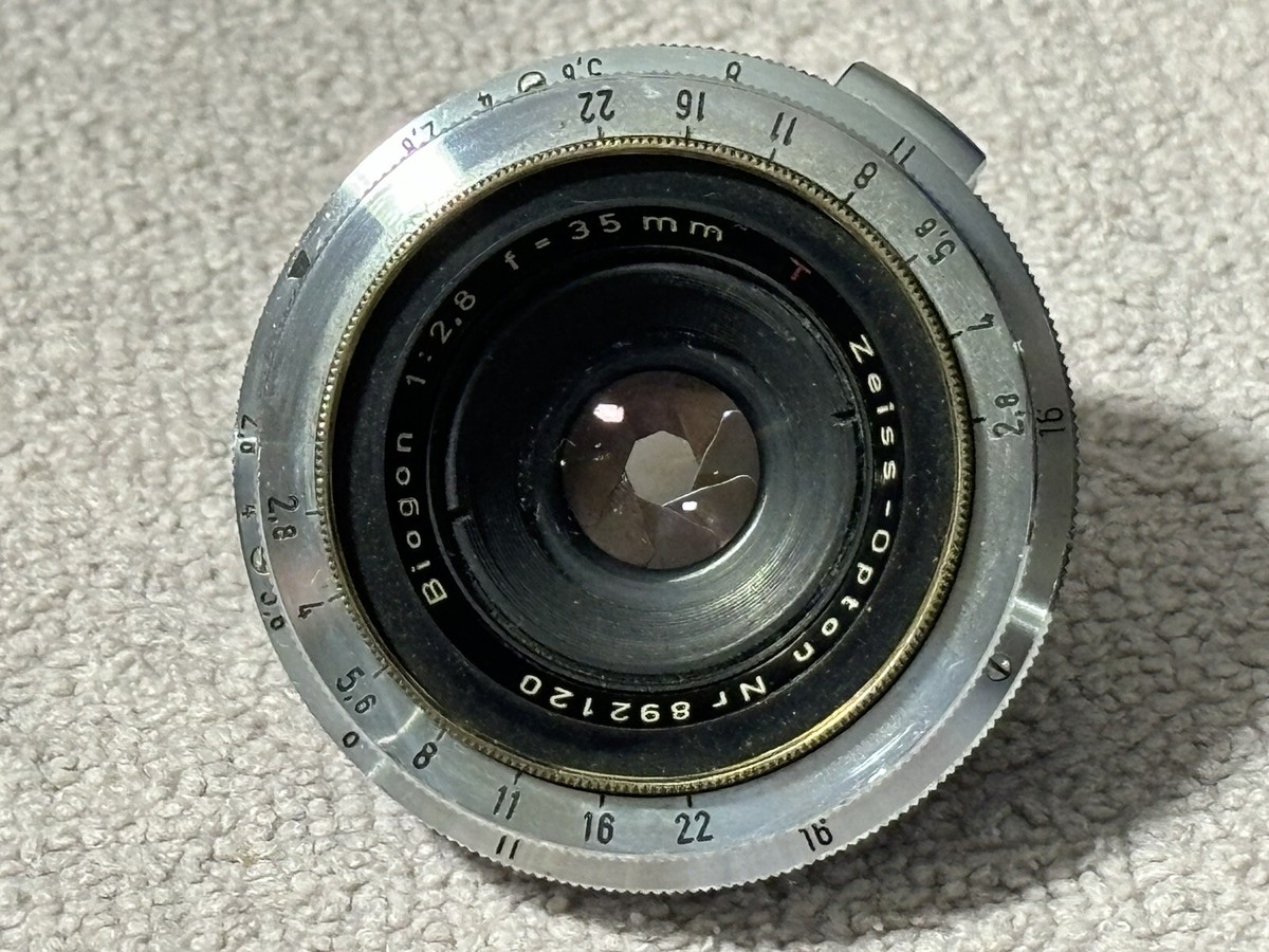 Biogon 1:2.8 F= 35mm Lens Zeiss Opton Nr 892120 | eBay