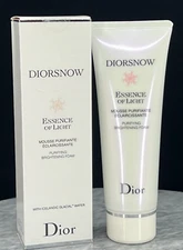Diorsnow essence of light purifying brightening foam face cleanser  3.8 oz NIB