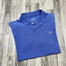 VINEYARD VINES Classic Fit Short Sleeve Blue Polo Shirt Men's Size Medium