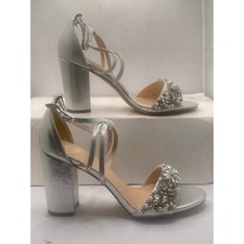 Paradox London Pink Hira Block Heel Sandal Women Size US7/EU 37.5