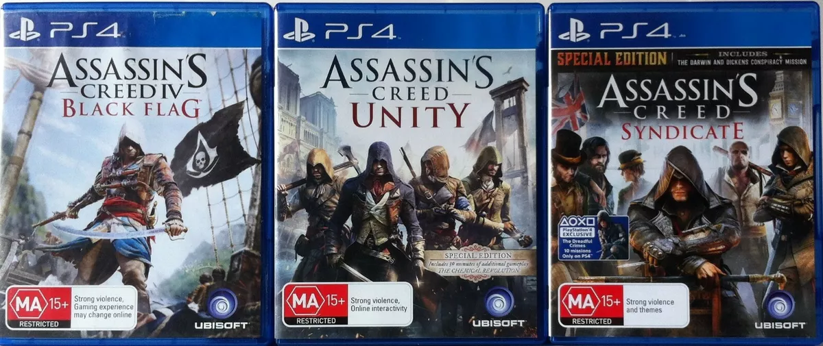 Assassins Creed Black Flag Unity Assassins Creed Syndicate Game