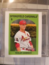 Nolan Gorman 2021 Topps Heritage Minors 1972 Venezuela Stamp 72tvs-9
