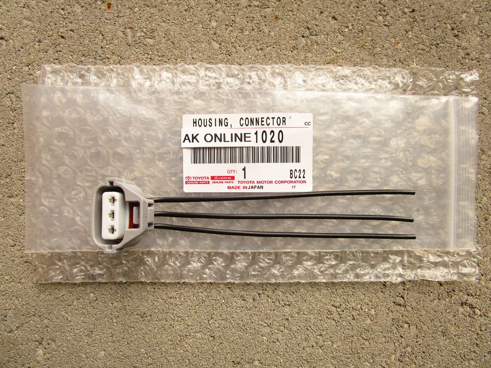 FITS 07 - 14 TOYOTA FJ CRUISER FRONT TURN SIGNAL LIGHT PIGTAIL CONNECTOR OEM NEW Foto 3 de 4