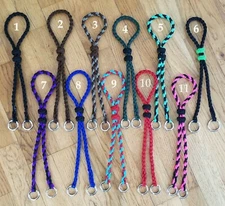 **NEW** Hand braided Indian War Bridles, LOTS of colors to choose from! WOW!