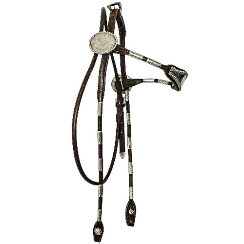 Victor Quality Knigge Tack Shop Vogt Berry Sterling Silver Browband Headstall - Picture 6 of 12