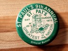 1975 St. Paul's 9th Annual St. Patrick's Day Parade Pinback Button - Minnesota — photo 1