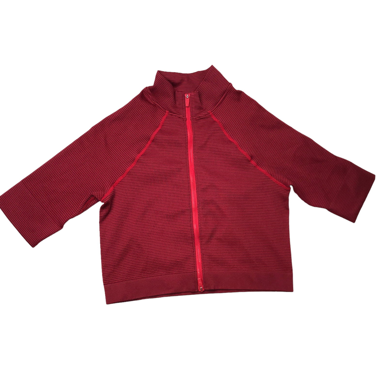 FABLETICS Full Zip Crop Top Jacket Pullover Orang… - image 9