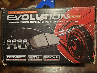 Powerstop Evolution Sport Carbon-Fiber Ceramic Performance Disc Brake Pads...