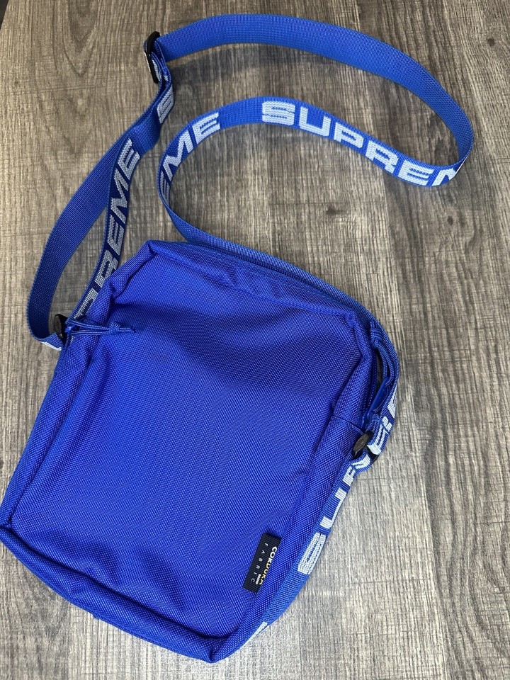 Supreme Shoulder Bag ( SS18 ) ( Blue ) eBay
