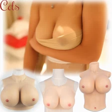 Silicone Breast Forms Breastplates C-H Cup Fake Boobs Crossdresser Drag Queen