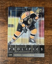1999-00 Upper Deck SPx Prolifics #P5 Sergei Samsonov Boston Bruins